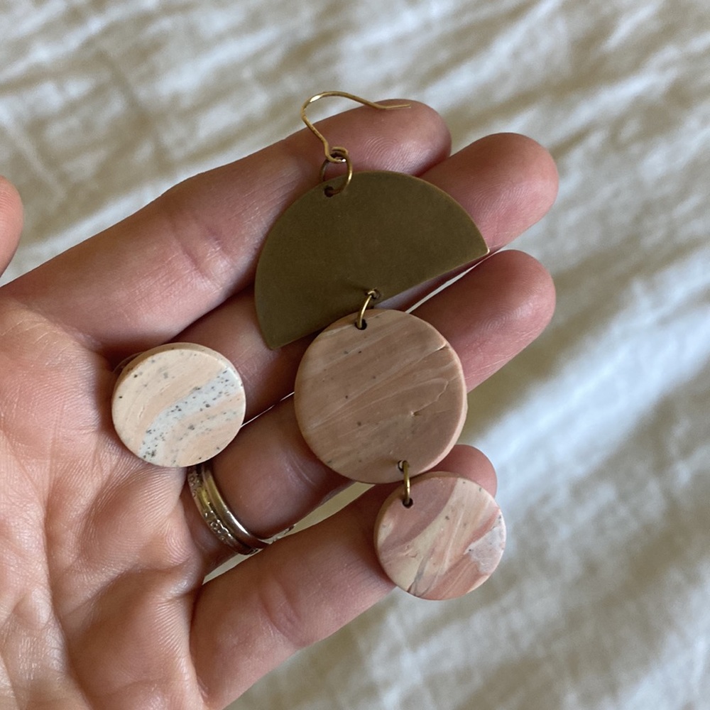 Handmade Clay Earring Bundle - Picture 4 of 4